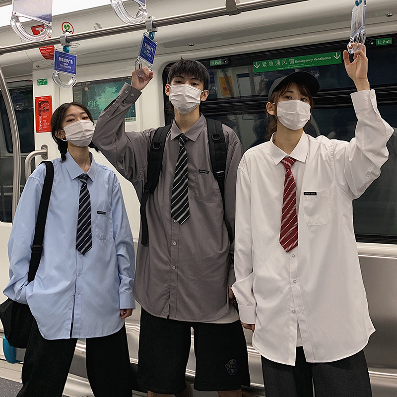 dk制服一套装热血高校校服中山装小西服男女学院风百搭jk班服外套