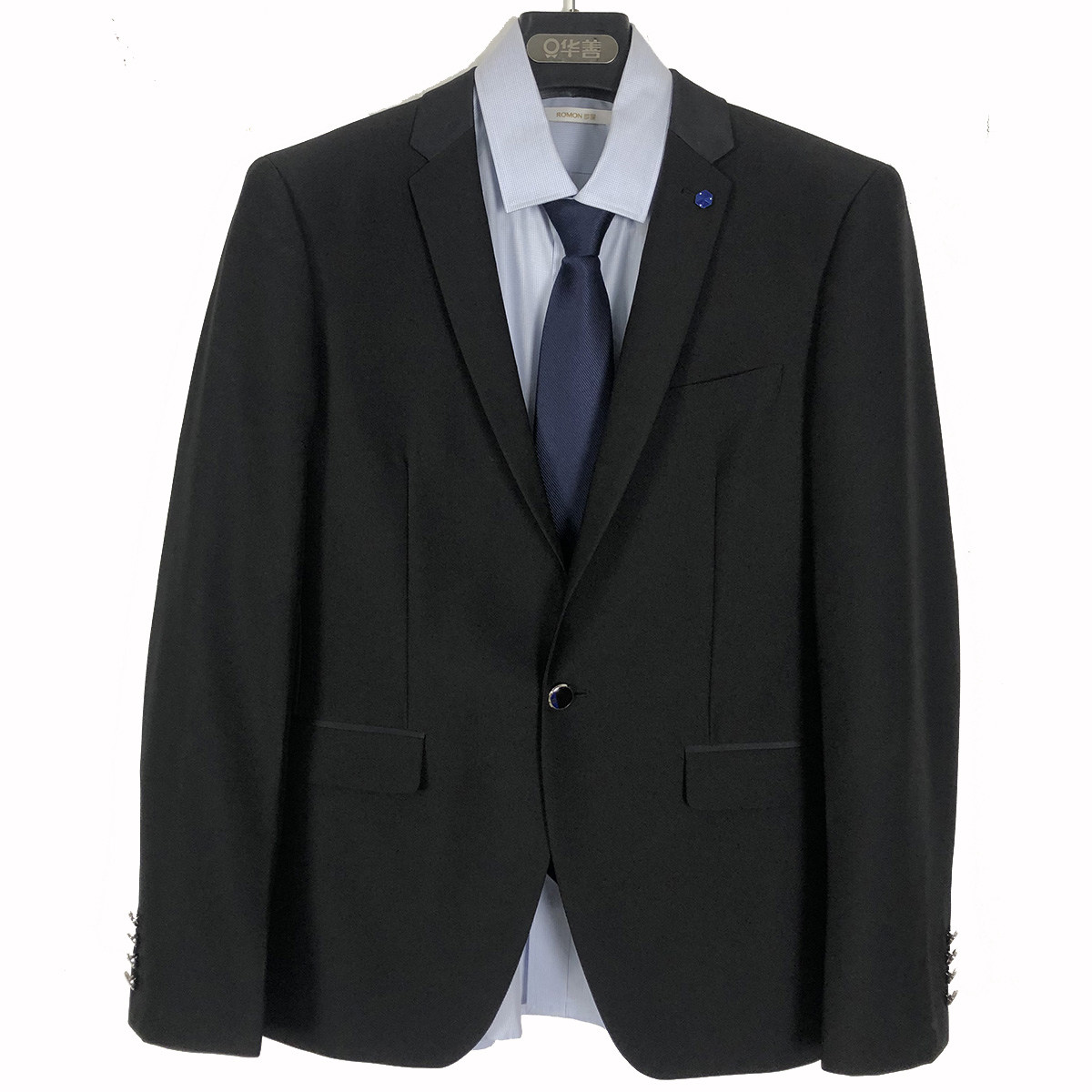 热销西装男套装 修身款_男士套装西服 高端 正装 礼服 修身 立体口袋