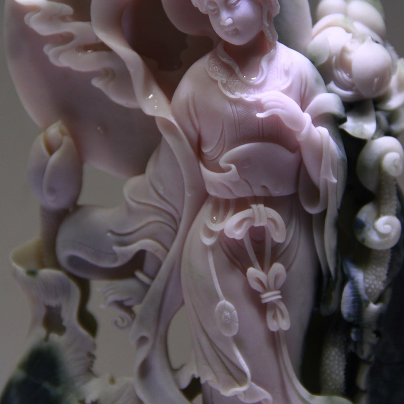 【源头好货-镇平】《美女》独山玉摆件