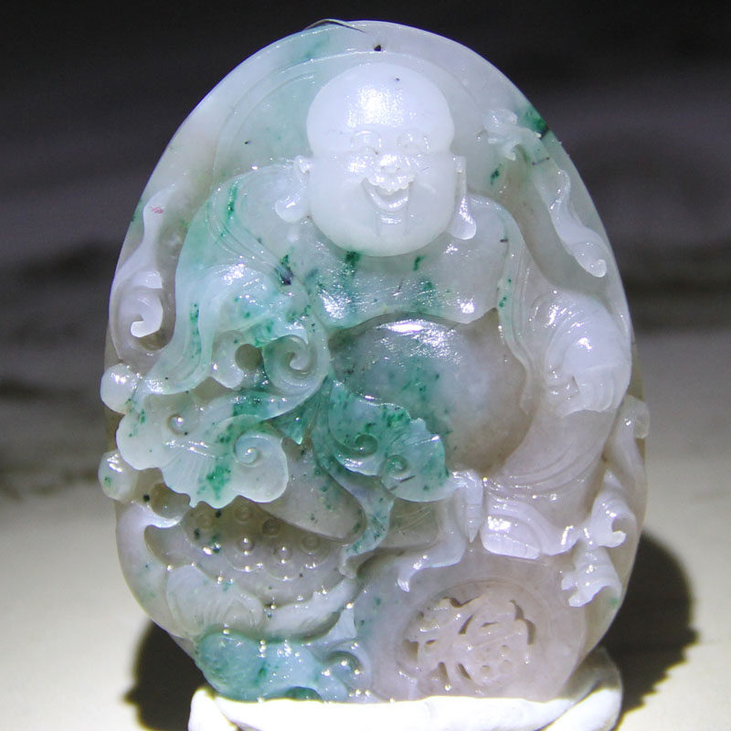 独山玉挂件【佛】31.5g