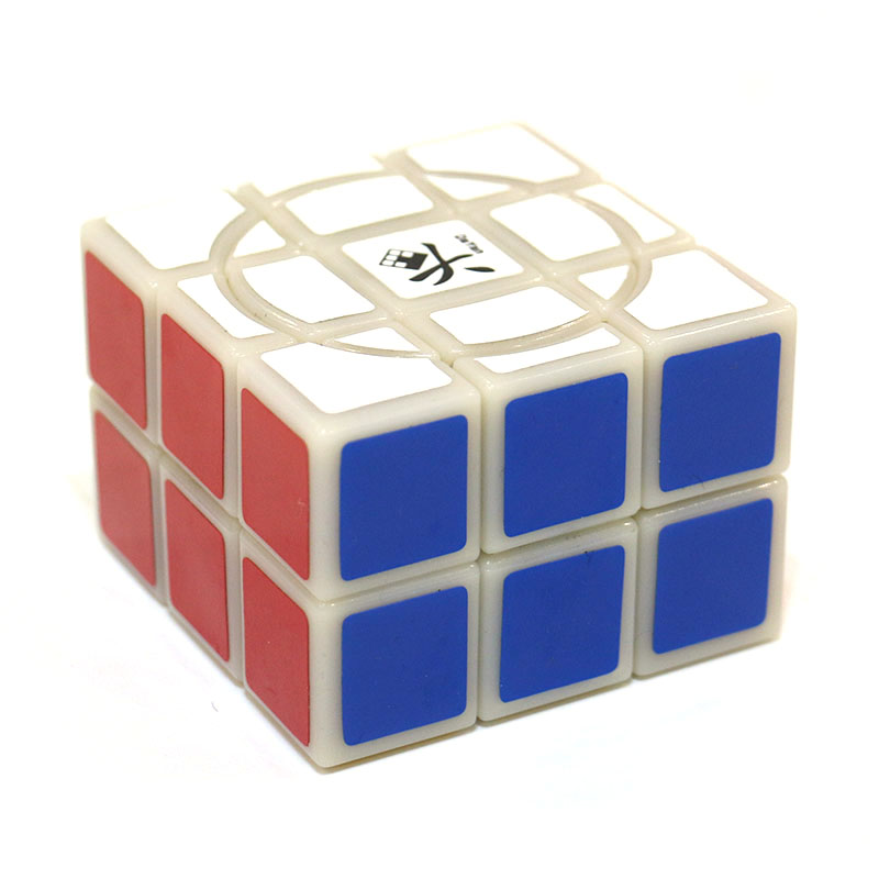 异形魔方绝版十阶_大雁&智力乐园 233魔中魔魔方 带圈不等阶高