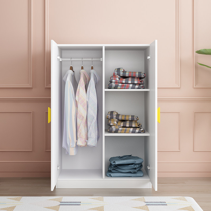 儿童1.2米低矮小型衣柜小柜子120cm宽一米二1米2高落地式矮款150