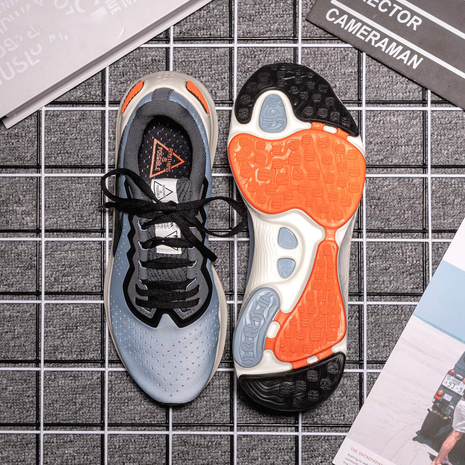 李宁跑步鞋男2023夏季新款岚系列plus超轻减震跑鞋运动鞋arhr023