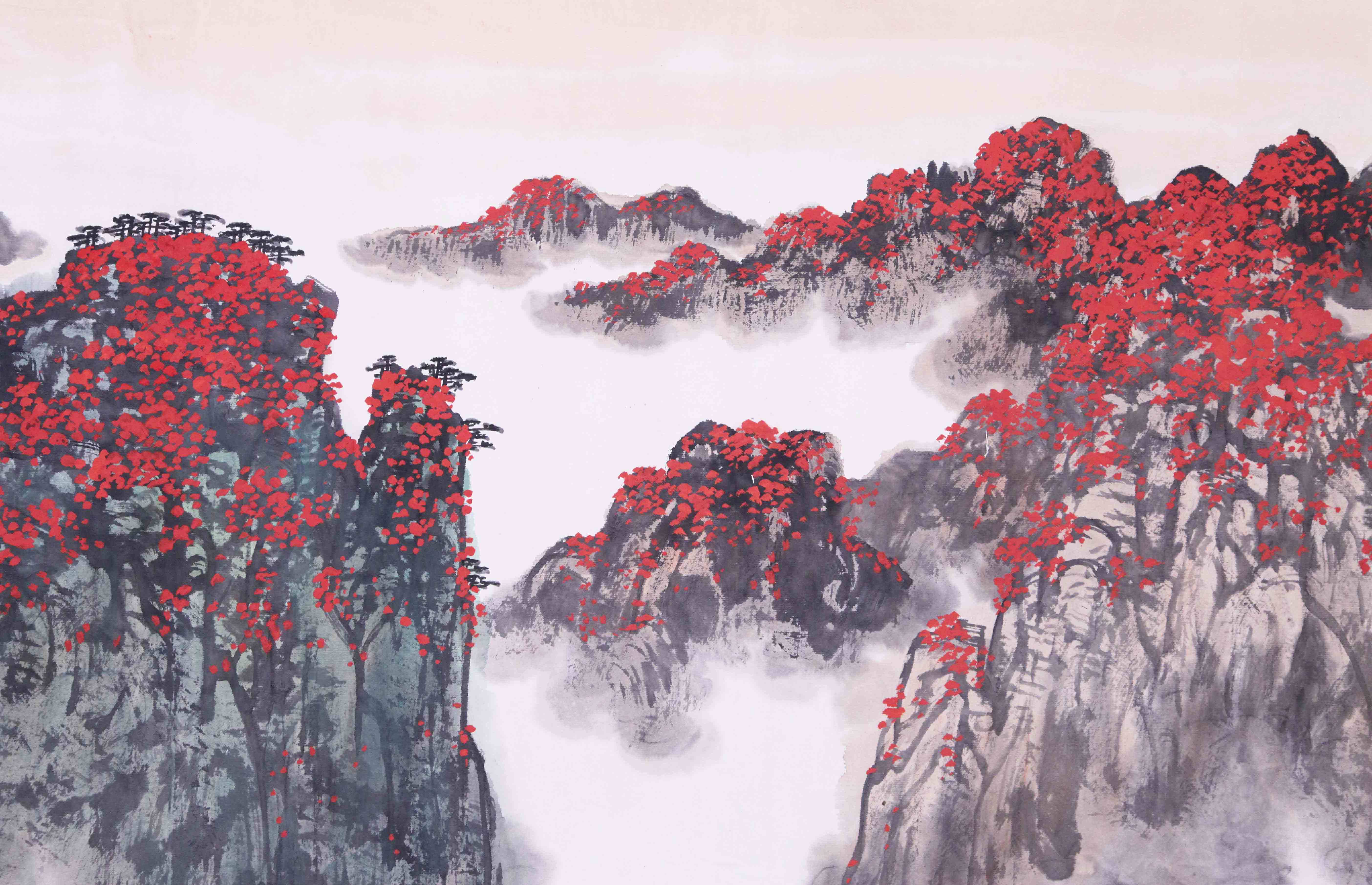 魏紫熙《万山红遍》