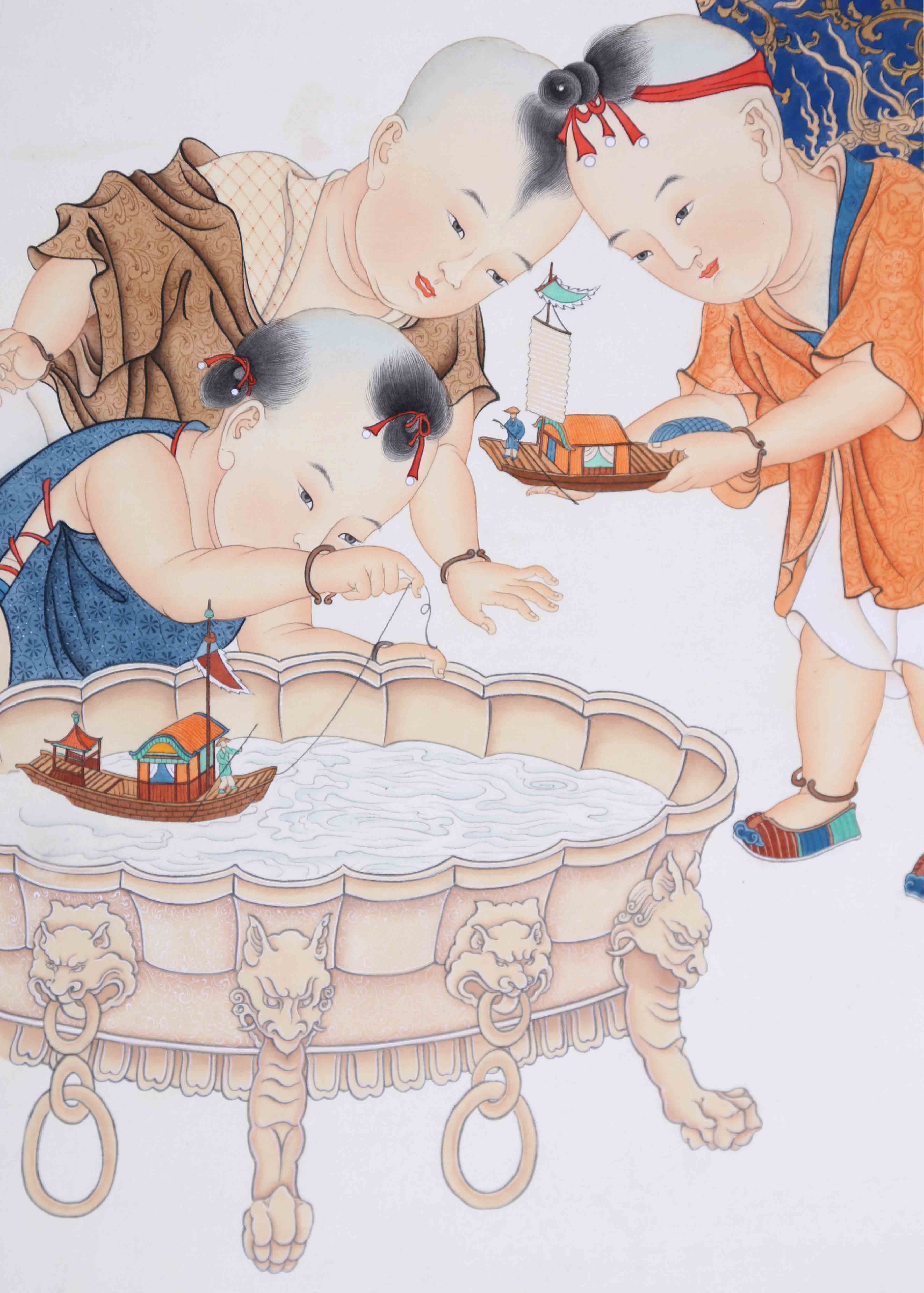 任重《婴戏图》