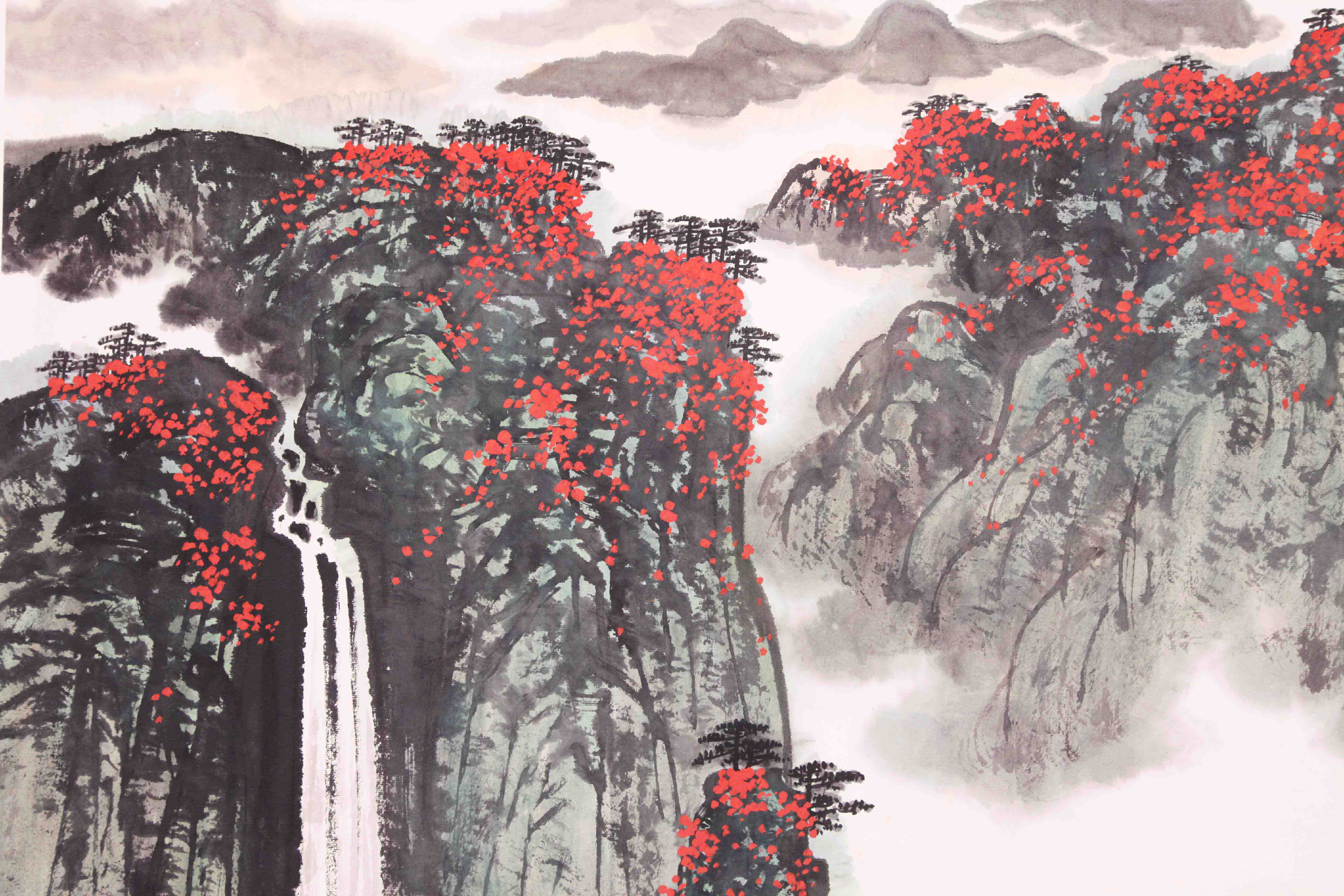 魏紫熙《万山红遍》