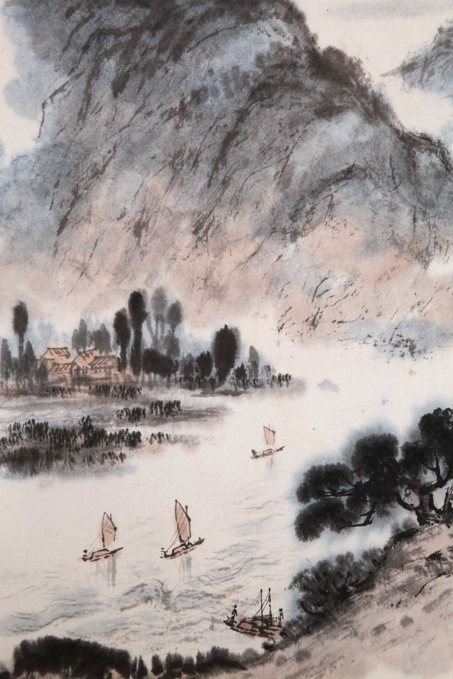 魏紫熙 《泛舟图》