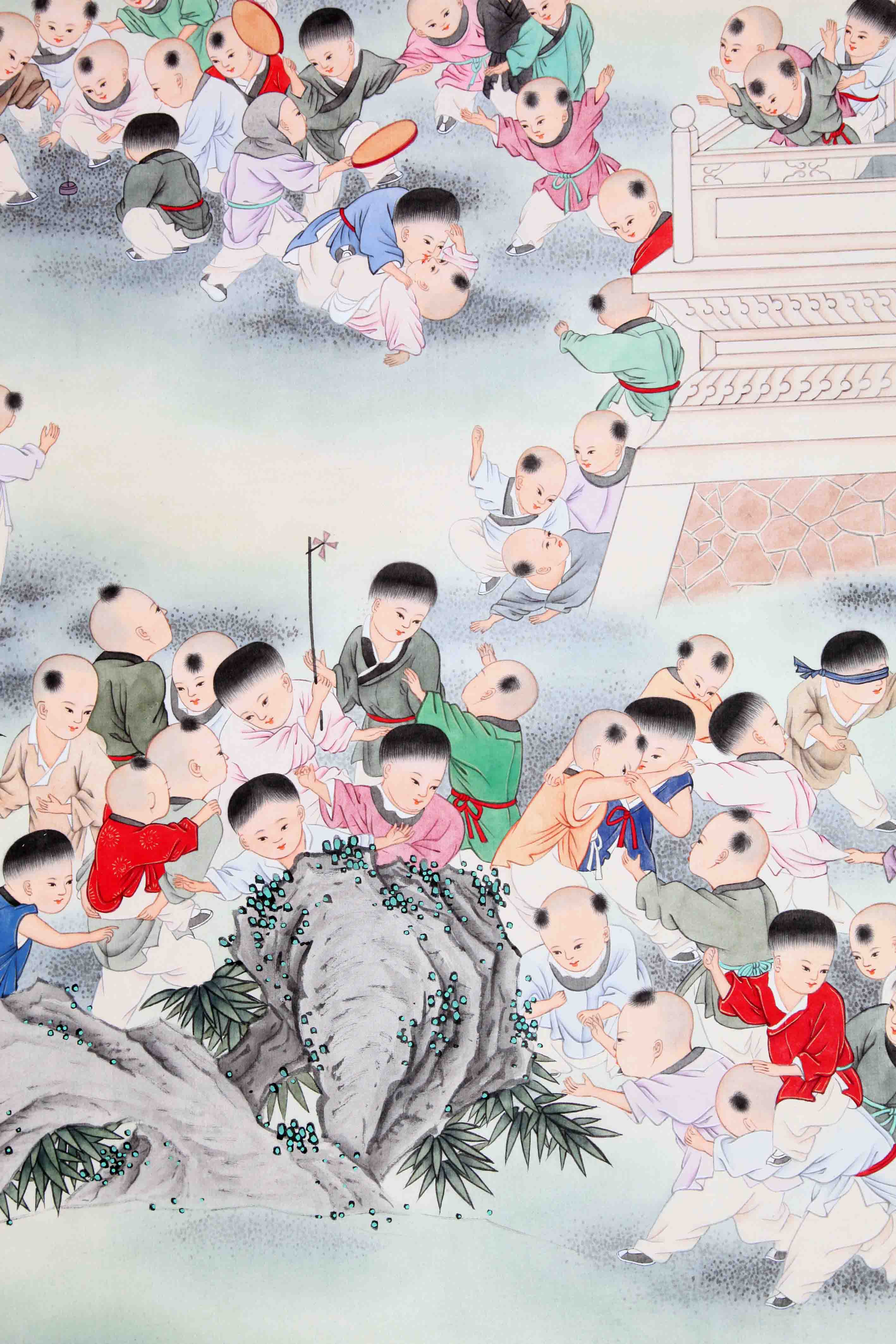 黄均《百子图》