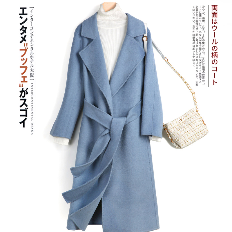 2019 new pattern Off-season wool overcoat Large Two-sided Fur coat Autumn and winter Mid length version Self cultivation Korean Editionin the Women's clothing/Boutique , Woolen jacket category - from Buy2taobao.com to provide professional Taobao agent buy service