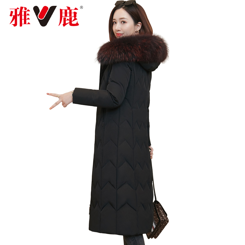 雅鹿羽绒服女大码过膝中长款2020新款爆款时尚大毛领修身加厚反季|msdalam kategori Butik wanita / wanita, Down - dari Buy2taobao.com untuk memberikan perkhidmatan ejen Taobao profesional membeli