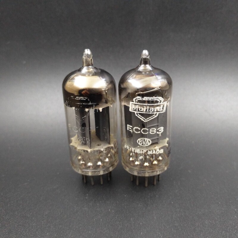 55年长屏方环英国大盾ecc83/12ax7/5751/ecc803/6n4电子管皱玻璃
