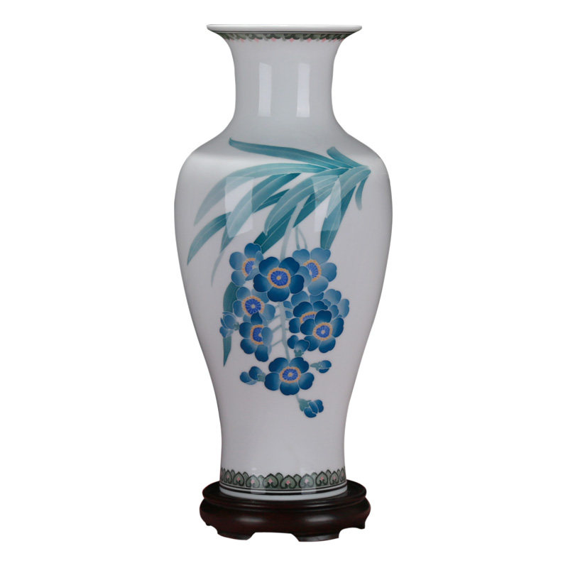 汪伟工作室 中国当代陶瓷名家 刘晓科作品 山花野卉竟春芳