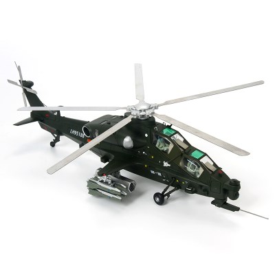 特尔博1:48武直十模型 直十直10直升机w 武直-10飞机模型合金摆件