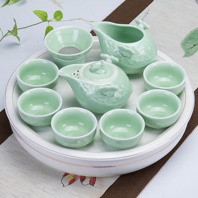 简易功夫茶具陶瓷套图片