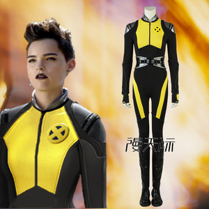 manles/漫天际 漫威死侍2电影黑后 黑蛛 少年力量 弹头cos服装