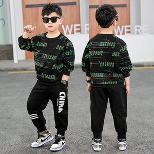 恩施耐克正品童装男童春装套装12-16儿童卫衣春秋款男孩帅气