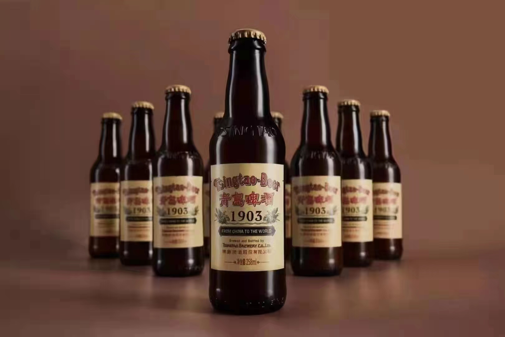 青岛啤酒1903国潮复古罐整箱装麦芽精酿啤酒258ml*24瓶装临期特价