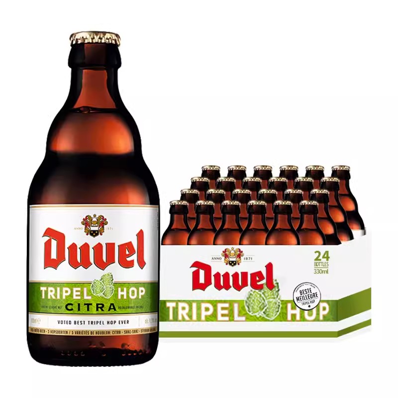 比利时进口督威啤酒Duvel三花IPA精酿啤酒330ml*24瓶整箱清仓