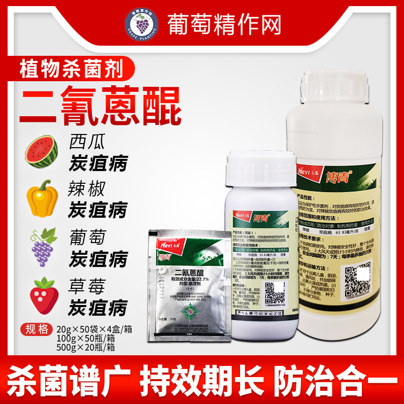 黑星病黑痘病二氰蒽醌 博青农药杀菌剂100g已售15新品淘宝￥3折后价