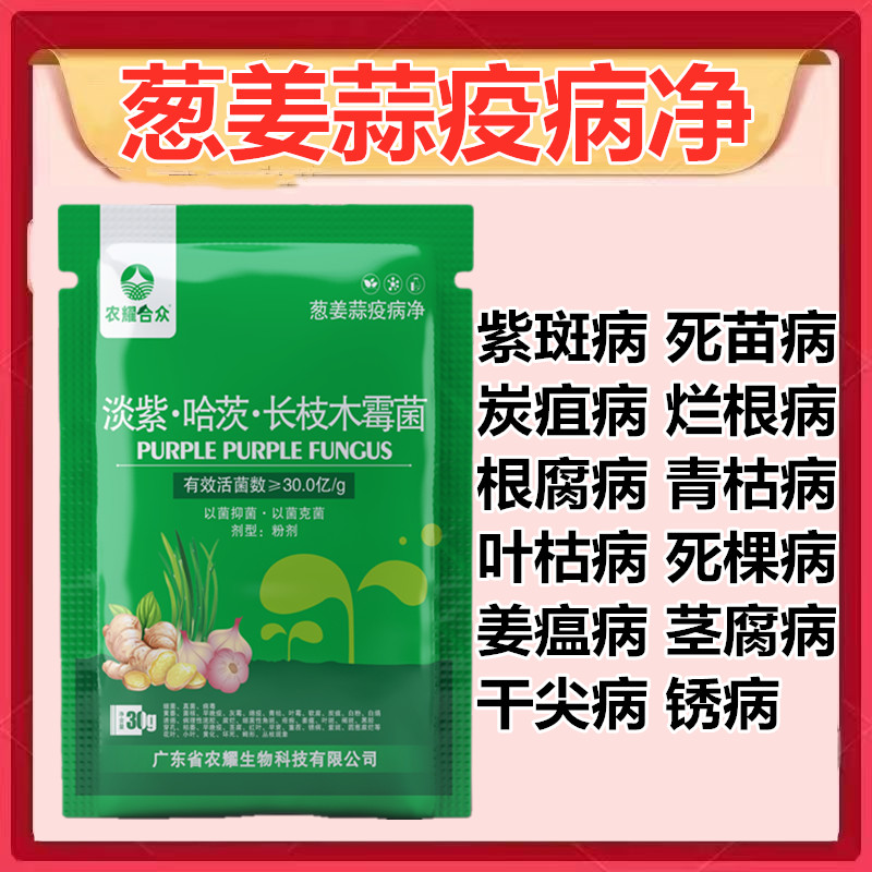 大葱专用药灰霉病锈病黑斑病疫病净大蒜病葱姜蒜先锋干尖灵杀菌剂