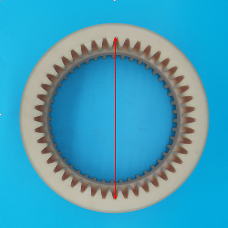 真空泵配件尼龙套连轴器内齿轮联轴器尼龙内齿套电机油泵连接器套