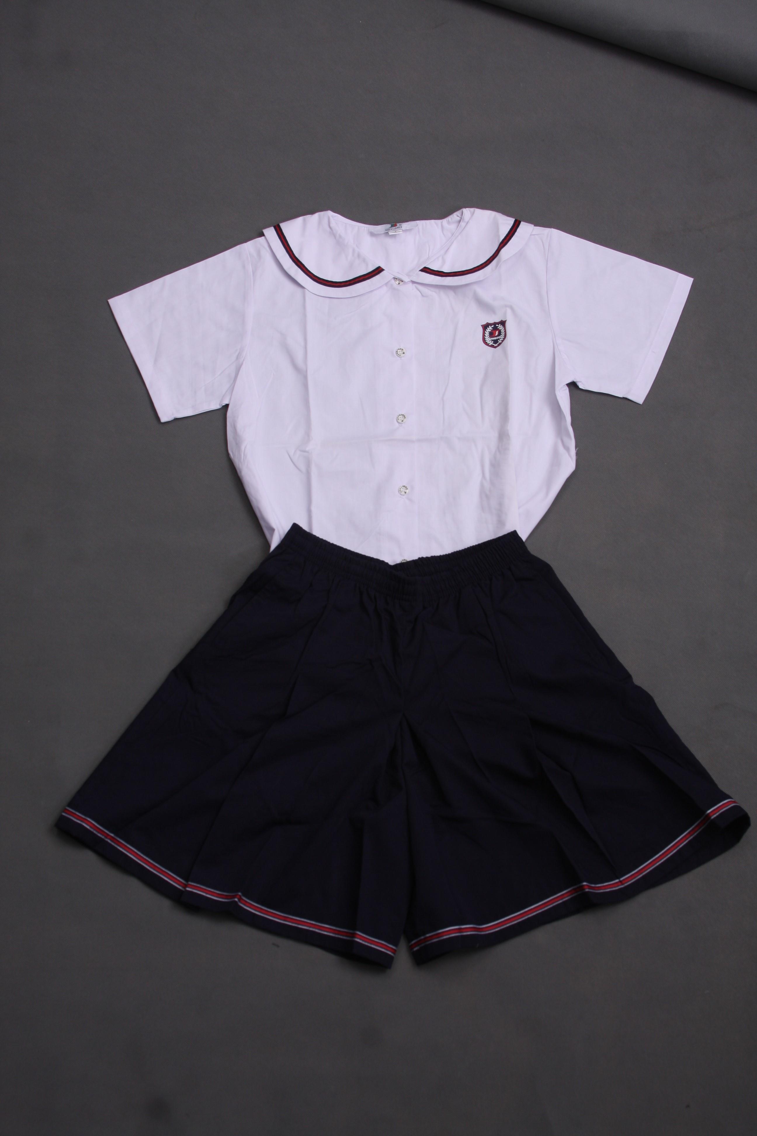 限量热卖上海市健生牌校服小学生夏季校服女生款购买补拍链接