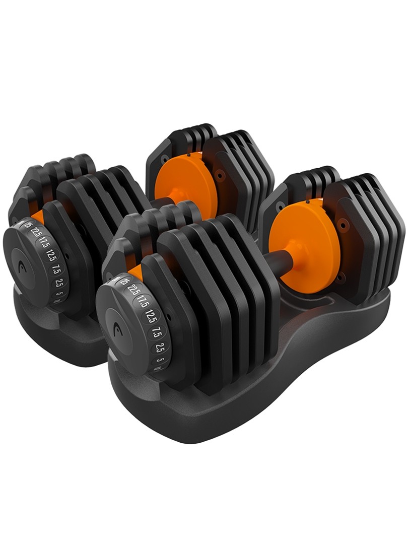 head海德哑铃可调节拆卸  明星同款男女家用健身减肥器材套装50kg