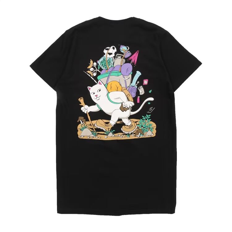 黑色 RIPNDIP Hiker Nerm Tee Holiday 中指貓印花T恤短袖在類目 閑魚優品, 潮品服饰, 男装, T恤中 - 來自Buy2taobao.com提供專業的淘寶代購服務