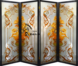 琉璃珐琅屏风图片