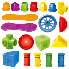 峰佳儿童玩具磁力大颗粒积木散件通用配件1-3-6岁儿童拼搭积木