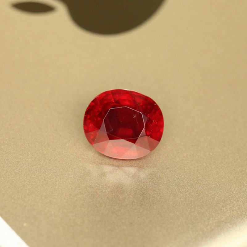 典藏lotus金证 无烧皇家红 2.01ct天然无烧红宝石裸石 收藏品