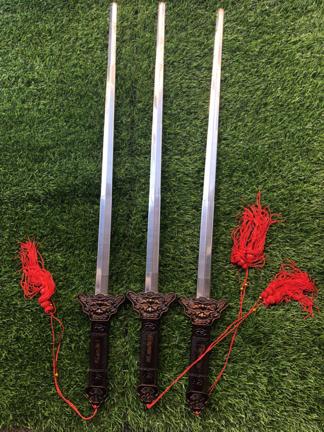 儿童玩具刀剑 男孩 武术_剑刀不锈钢金属武器铁剑玩具武术剑表演剑