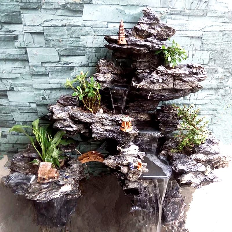 stone Rockery Flowing water fountain Indoor and outdoor a living room register and obtain a residence permit Garden balcony courtyard Rockery Decoration decorate Waterfrontin the Home accessories , Decoration category - from Buy2taobao.com to provide professional Taobao agent buy service