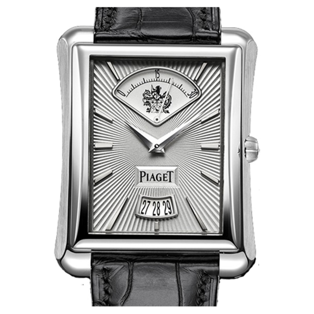 [9.5新]伯爵/piaget自动机械男表白金日历飞返