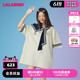 【设计师潮牌】LALABOBO2024春夏针织短袖茶歇法式简约连衣裙女