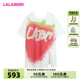 LALABOBO24春夏新款宽松可爱甜辣风数码印开叉草莓T恤LBDA-WSDT38