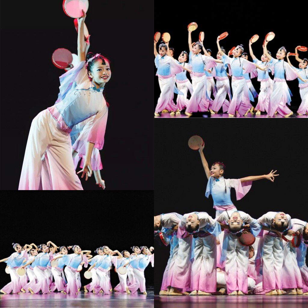 第九届小荷风采月愿舞蹈服儿童古典舞蹈演出服装儿童秧歌服元旦新