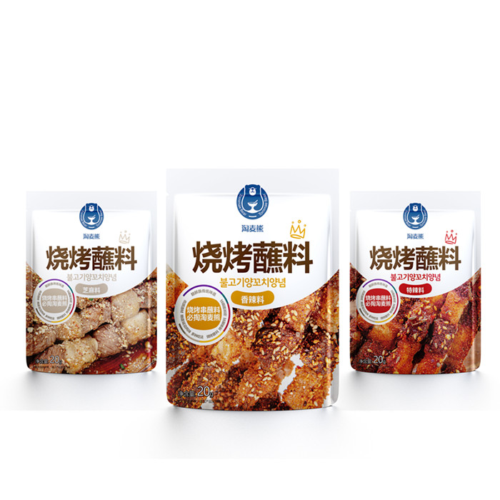 延边朝鲜族烧烤调料撒料商用炸串烤肉蘸料干料腌料8袋包邮特辣