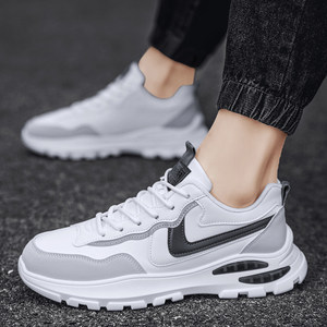 白色旅游鞋男运动休闲图片