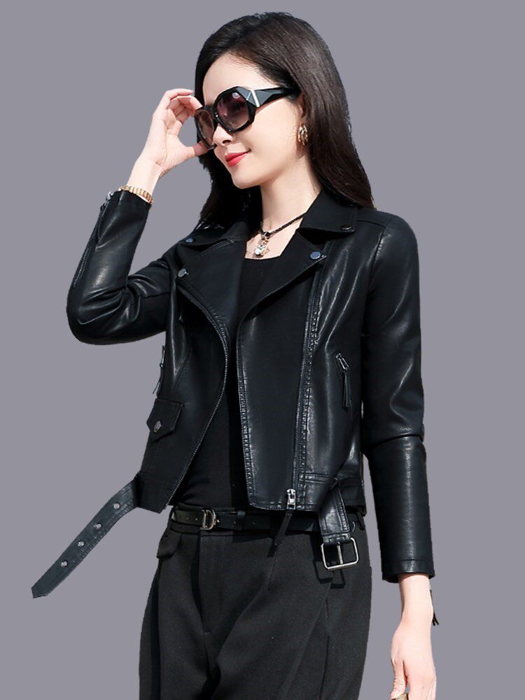 女生皮衣外套学生韩版冬季大额优惠券