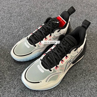 李宁新款驭帅16v242科技黑白紫色低帮男子外场专业篮球鞋abat003