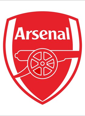 男卧室宿舍教室装饰体育墙贴纸 世界杯足球队标arsenal 阿森纳