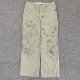 现货 BOWWOW 40s U.S.ARMY CHINO TROUSERS 23AW 油漆做旧工装裤