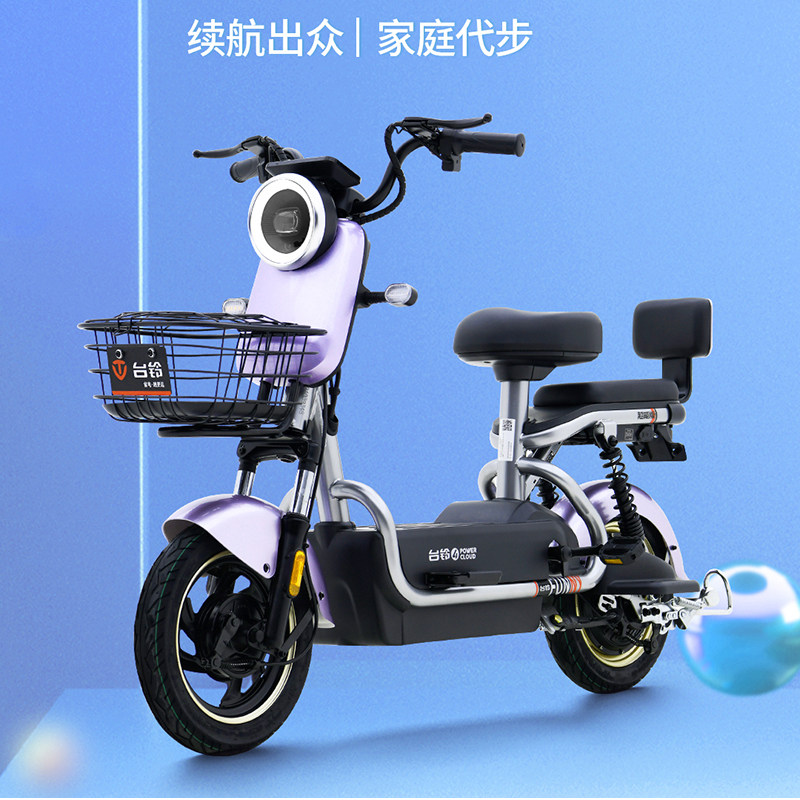 台铃电动车小金牛超能新款新国标电瓶车通勤代步电动自行车成人