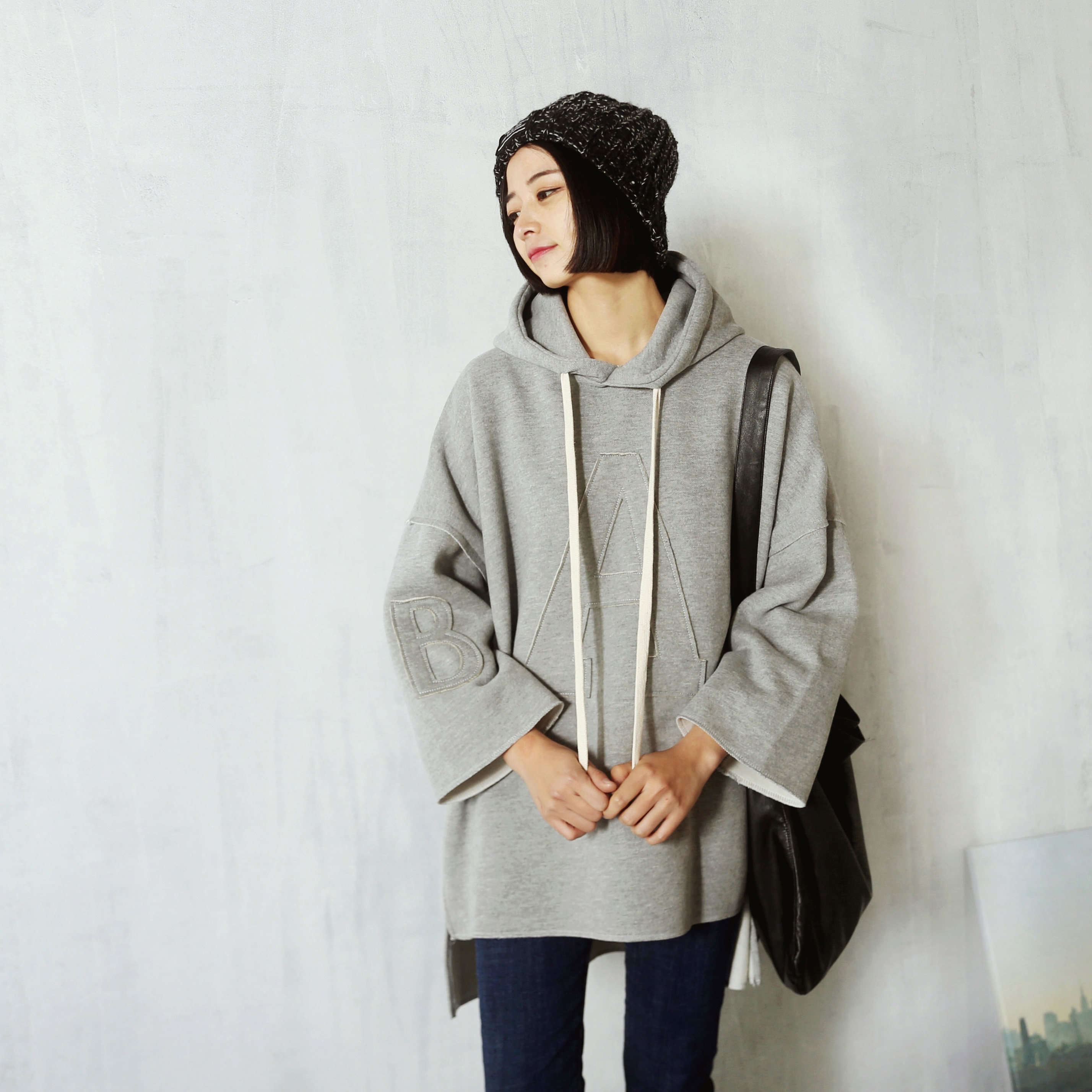 秋冬连帽长卫衣女