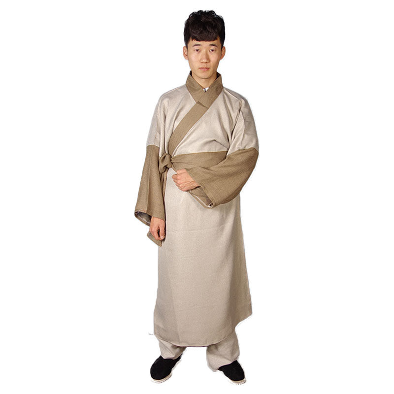 男士古装戏服影视剧粗布衫孔子弟子颜回好学百姓书生侠客服装出租