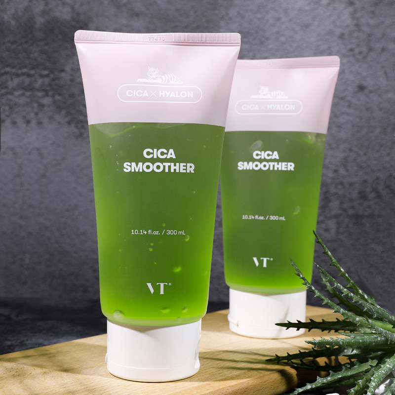 韩国vt老虎凝胶积雪草芦荟胶面霜修复祛痘痘印正品晒后保湿补水女