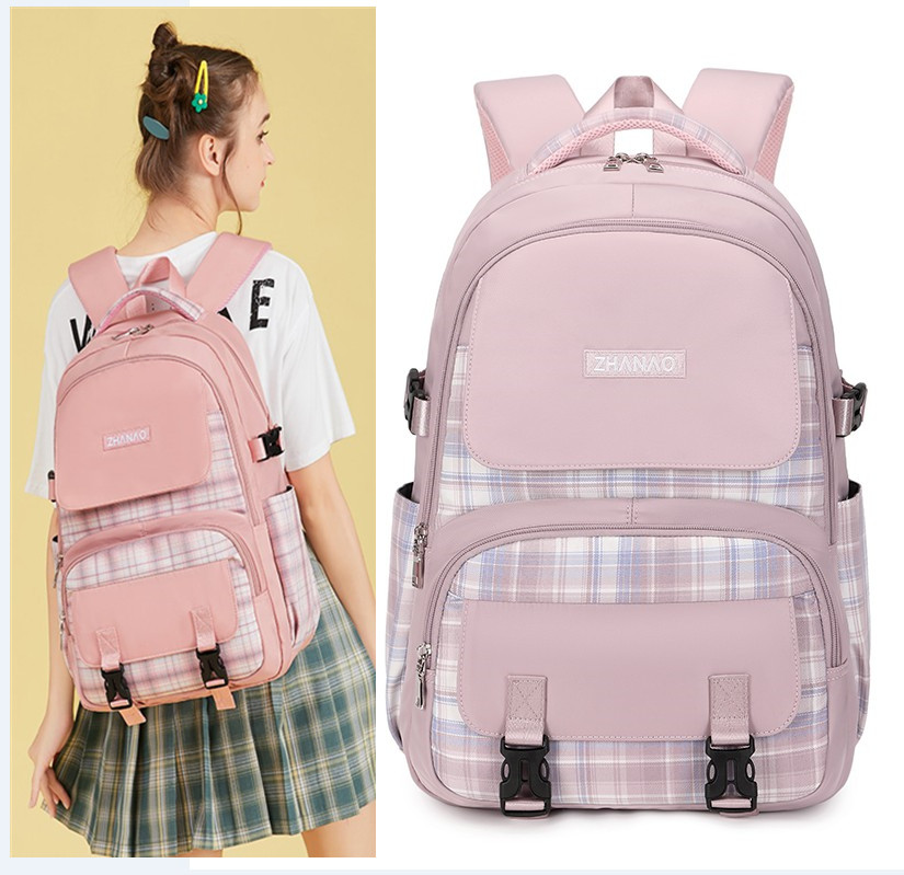 新款韩版小学生书包女孩三四五六年级初高中大容量轻便护脊双肩包