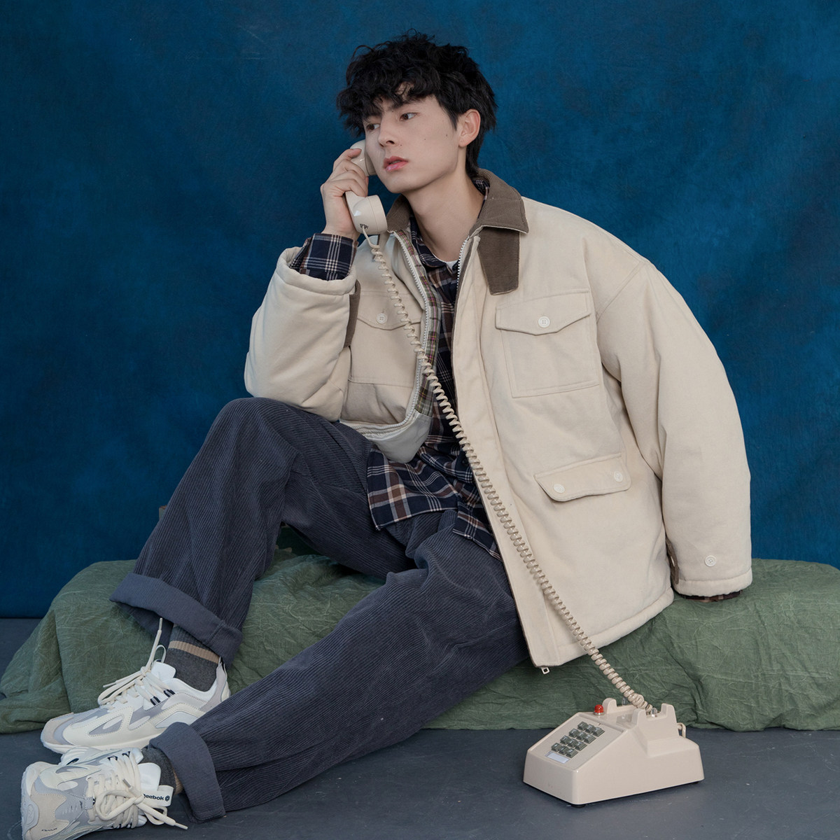 一折日系工装外套