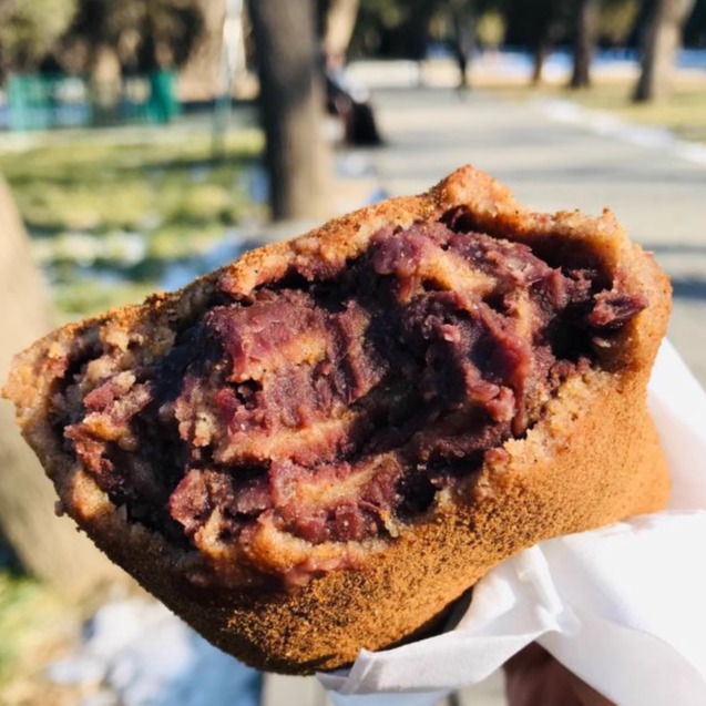 北京老回回小吃店驴打滚清真红豆沙豆馅北京特色小吃糯米即食点心